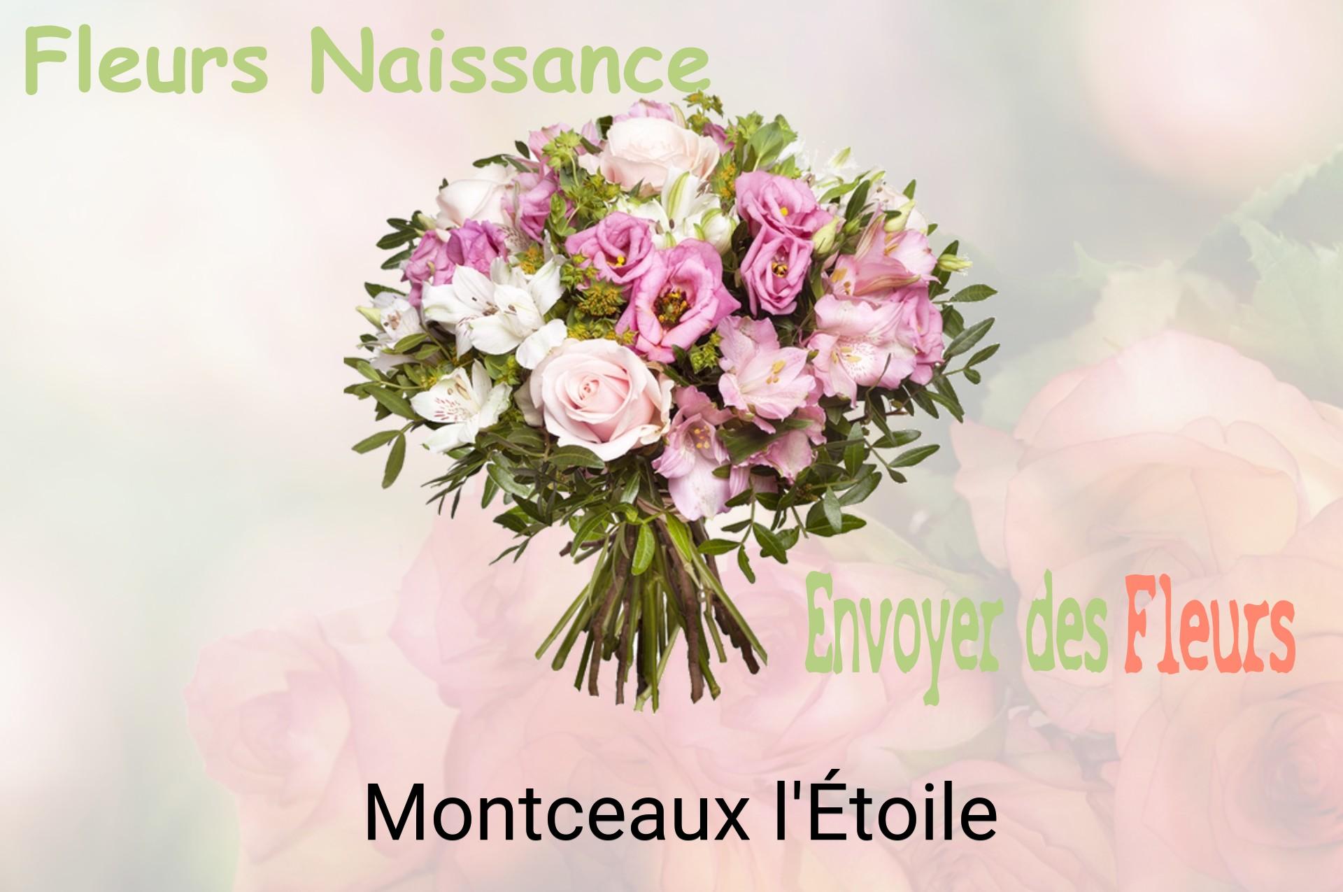 Bouquet de fleurs de naissance livré à Montceaux-l'Étoile