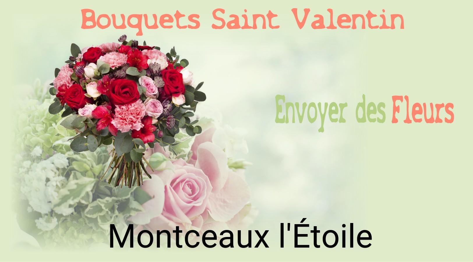 Roses de Saint-Valentin livrées à Montceaux-l'Étoile
